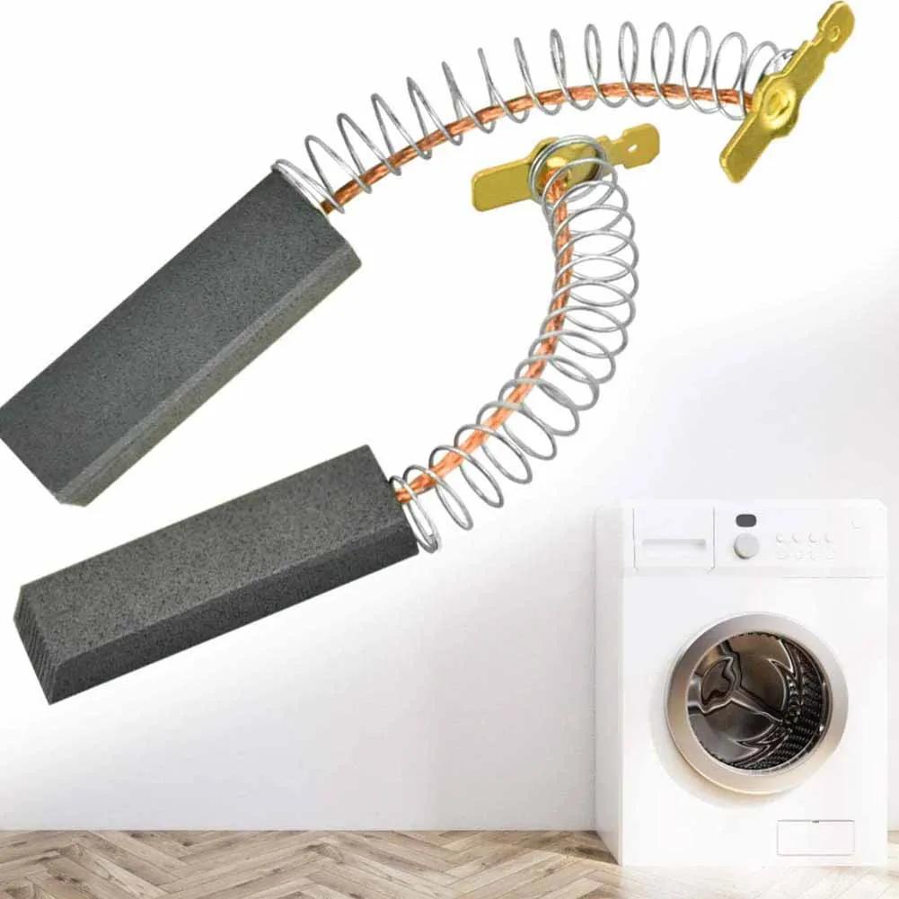 Balais de carbone pour moteur Bosch/Siemens, 2 pièces, 5x12.5x36mm, pour Machine à laver à tambour,