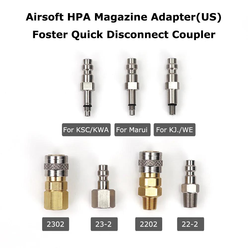 Adaptateur de Valve HPA américain, coupleur à déconnexion rapide (version américaine) pour KSC/KWA,K