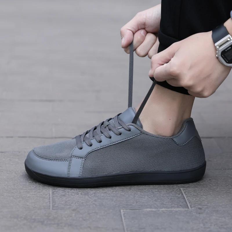 Chaussures marche pieds nus homme large bout - Minimalistes, respirantes, zéro drop, confort naturel