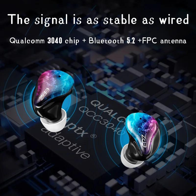 EPZ-Écouteurs sans fil Bluetooth 5.2 TWS S350T, oreillettes de sport, étanches IPX7, résistantes à l