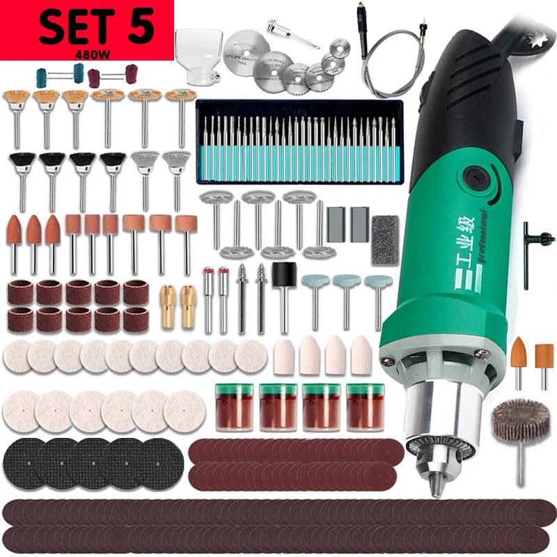 Dremel 260W/480W graveur haute puissance perceuse électrique gravure outil rotatif arbre Flexible 6