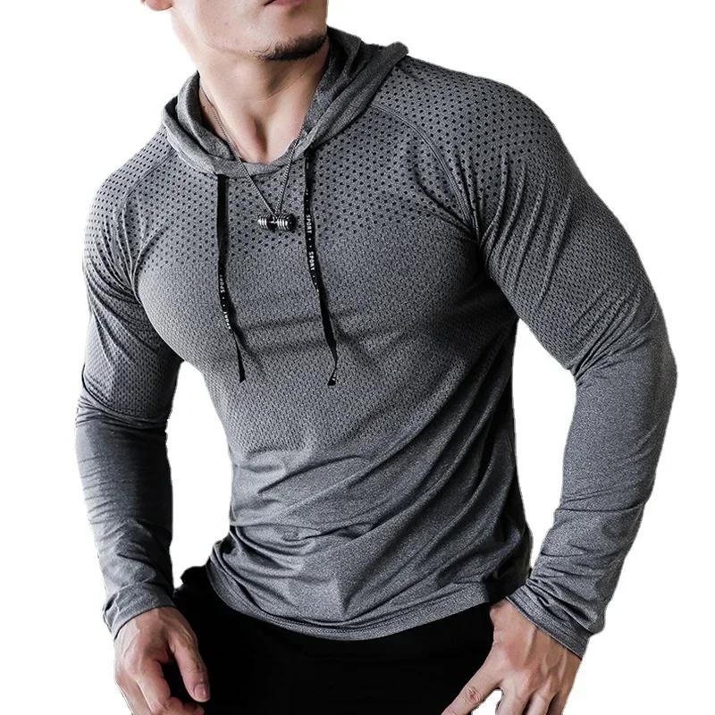 Hommes Fitness Survêtement Sport Sweat À Capuche Gym Jogging Extérieure À Capuche D'entraînement Che