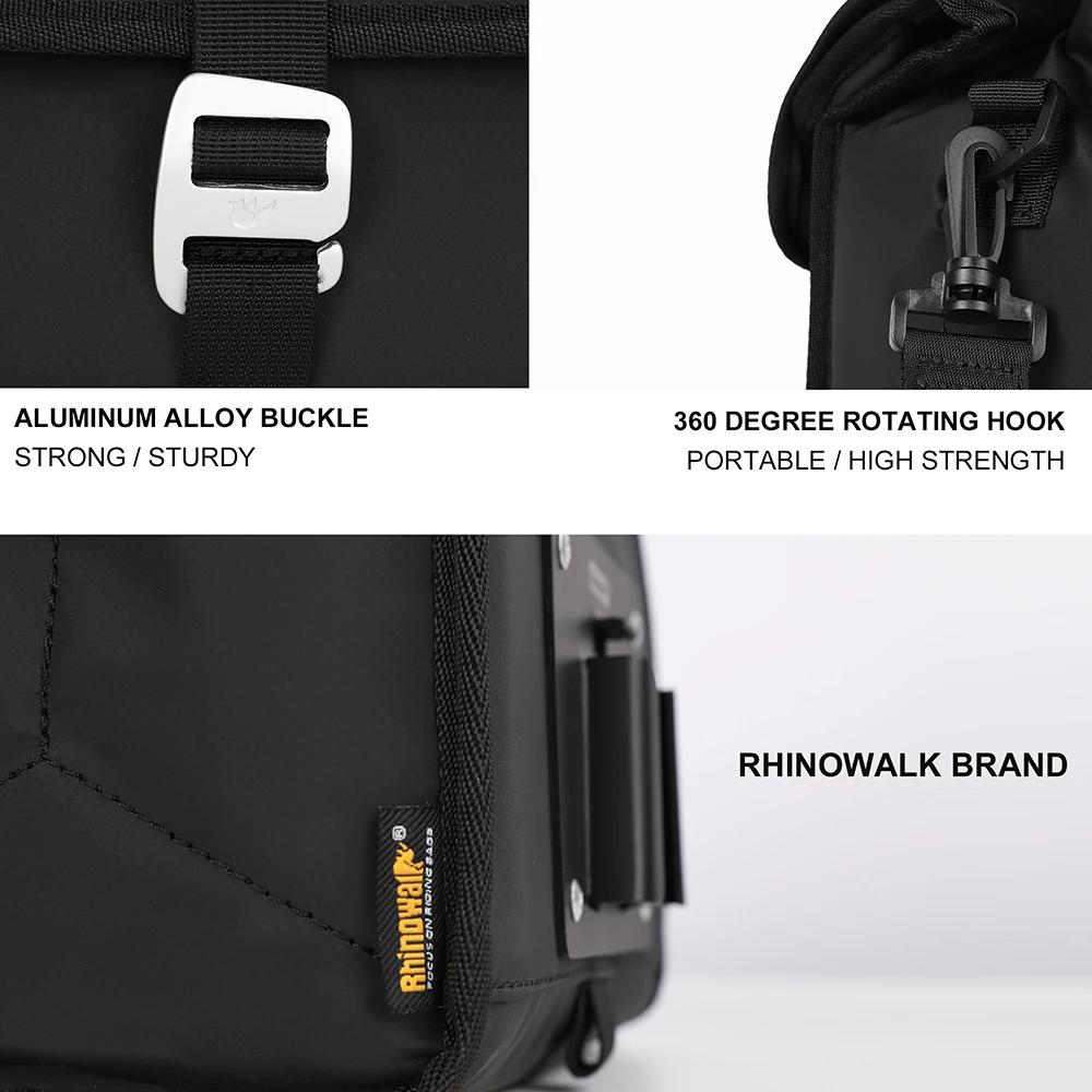 Bal inowalk-Sac de guidon de vélo, grande capacité, étanche, isolé, initié, mini sacoche avant Velo