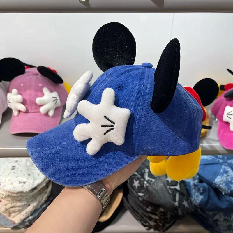 Casquette de Baseball oreilles de souris pour filles, mignon, dessin animé, Style bec de canard, Y2K