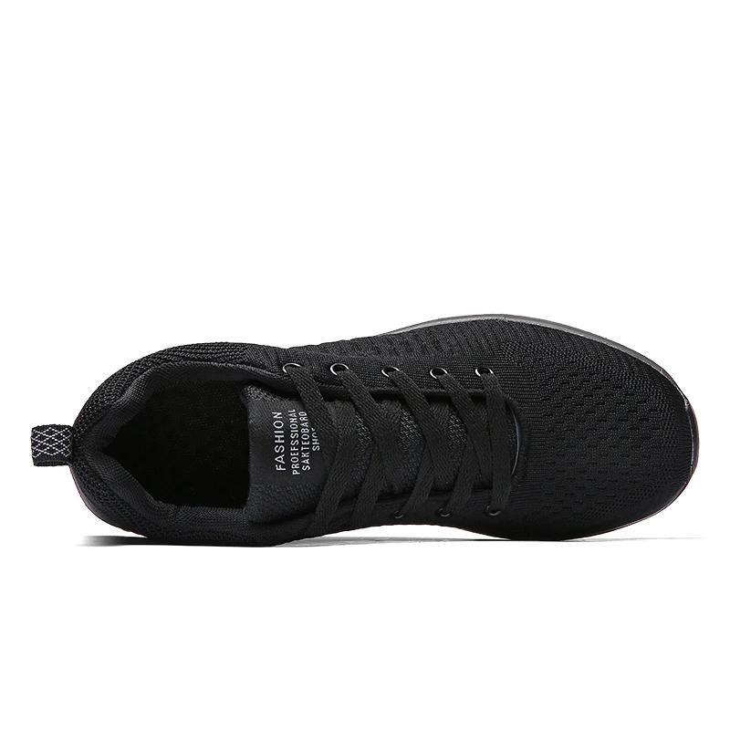Chaussures de course légères pour hommes, baskets de marche confortables et respirantes