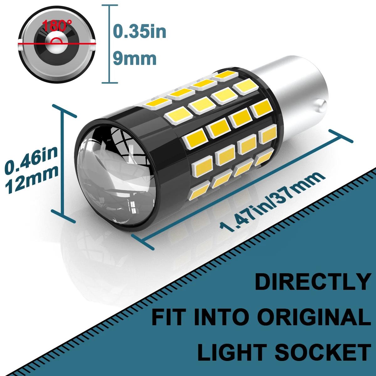 BA9S T4W 64111 BAX9S H6W 64132 BAY9S H21W 64136 ampoule LED CANBus pour feu de recul de secours marq