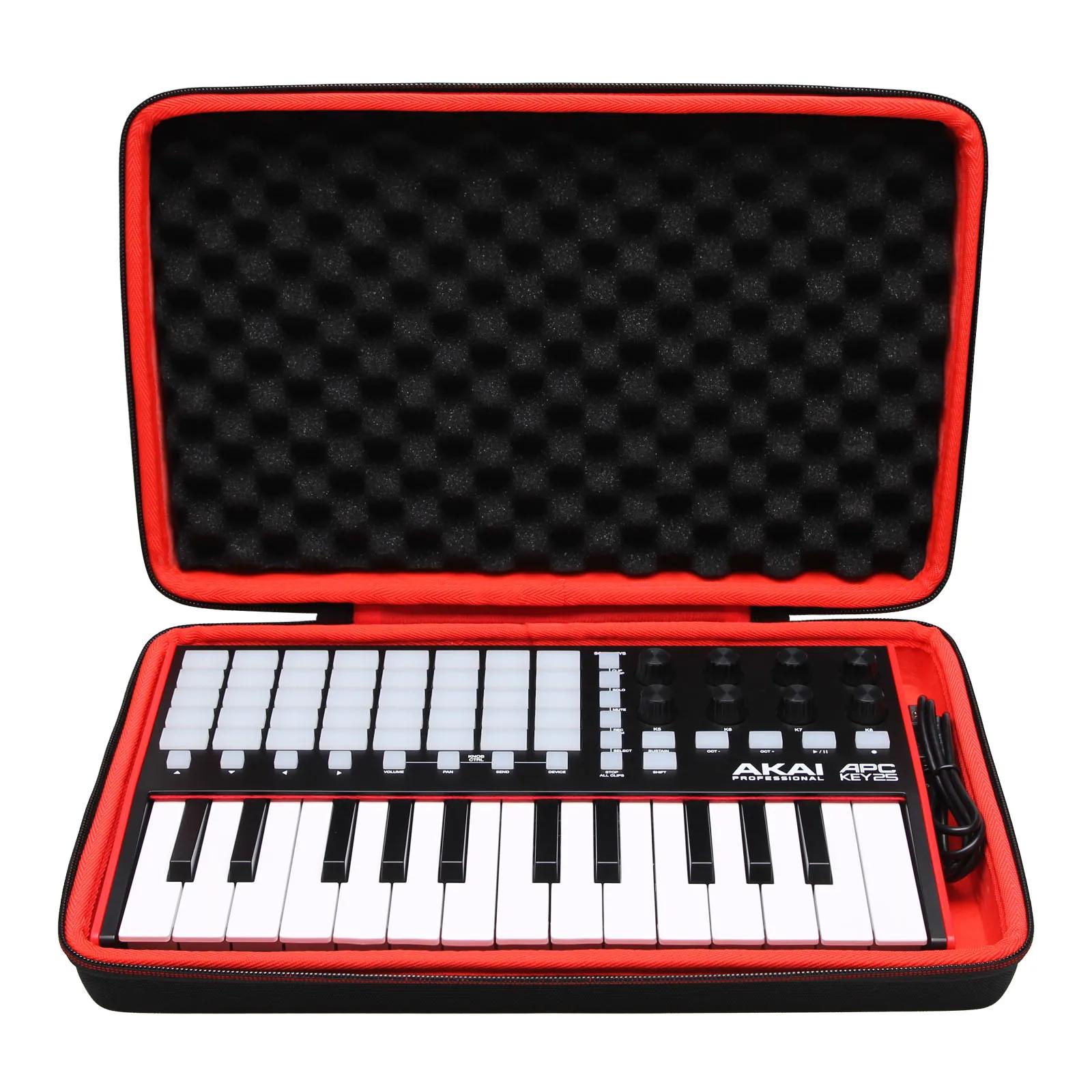LTGEM-OligHard Case for AKAI Professional APC Key 25, MK2, USB acity I Keyboard Contrmatérielle, Tra