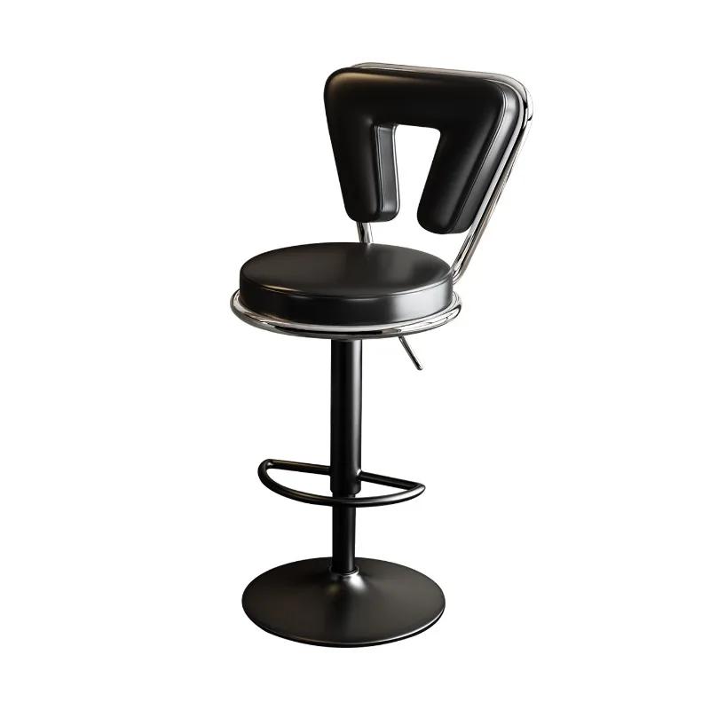 Tabouret de Bar moderne à hauteur réglable, chaise pivotante d'îlot de cuisine à domicile, tabouret