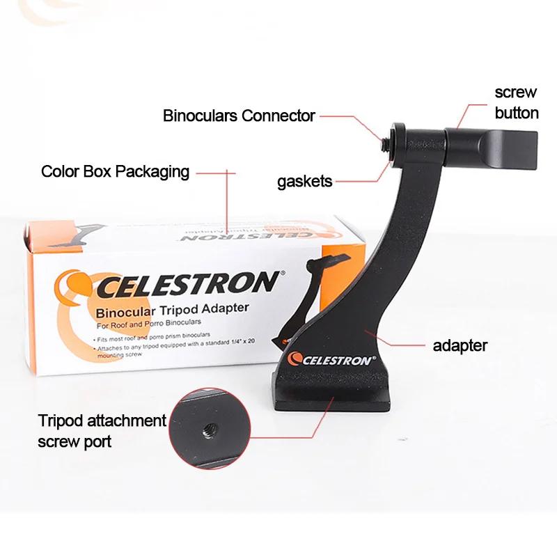 Adaptateur universel pour trépied binoculaire Celestron, support de montage pour convertisseur, Port