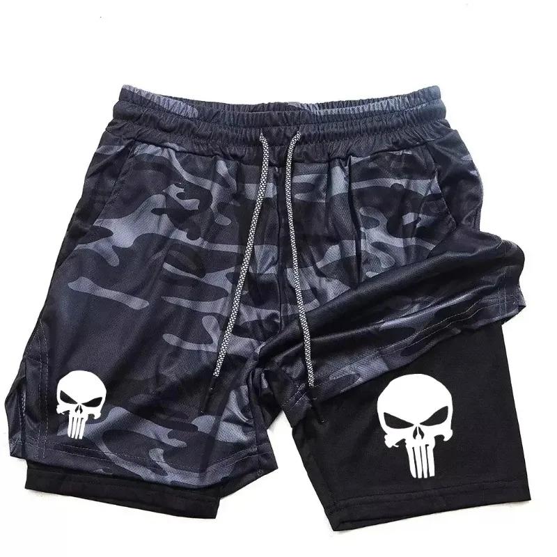 Short de Performance 2 en 1 pour hommes, nouveau short de sport à séchage rapide avec poche pour tél