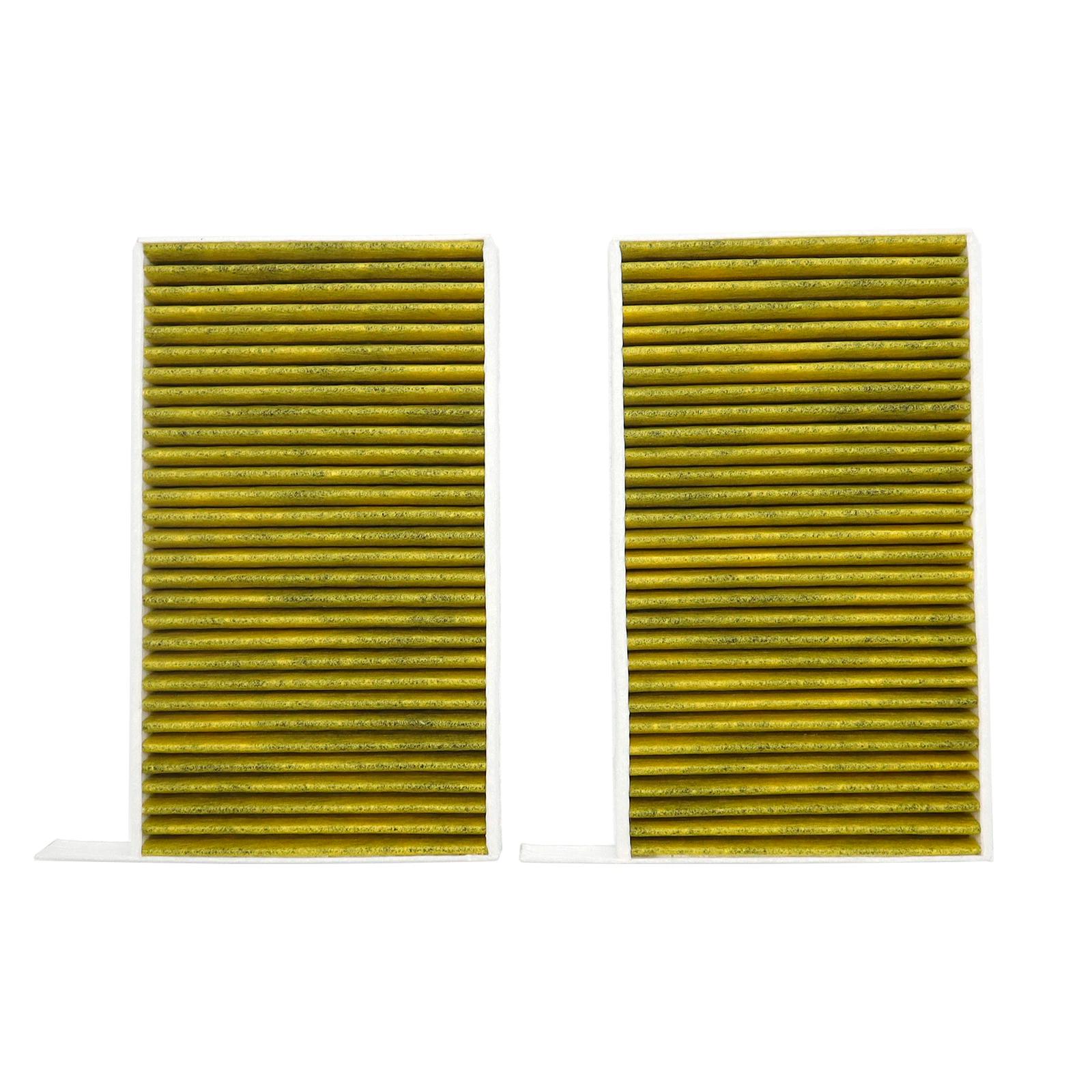 Filtre à Air d'habitacle à Pollen, 2 pièces, accessoires à charbon actif 1107681 -00-A pour Tesla mo