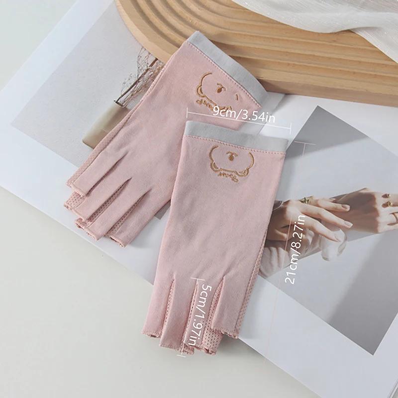 Gants anti-uv pour ongles, 1 paire, bouclier de Gel UV, sans doigts, outils de manucure, Nail Art, l