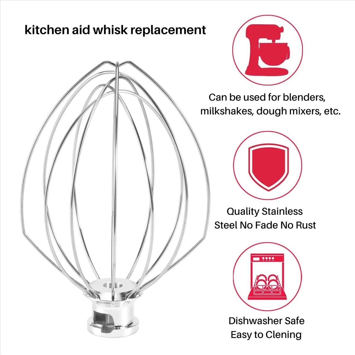 KitchenAid-Fouet en fil de fer à tête inclinable, support de centre commercial, accessoires d'agitat