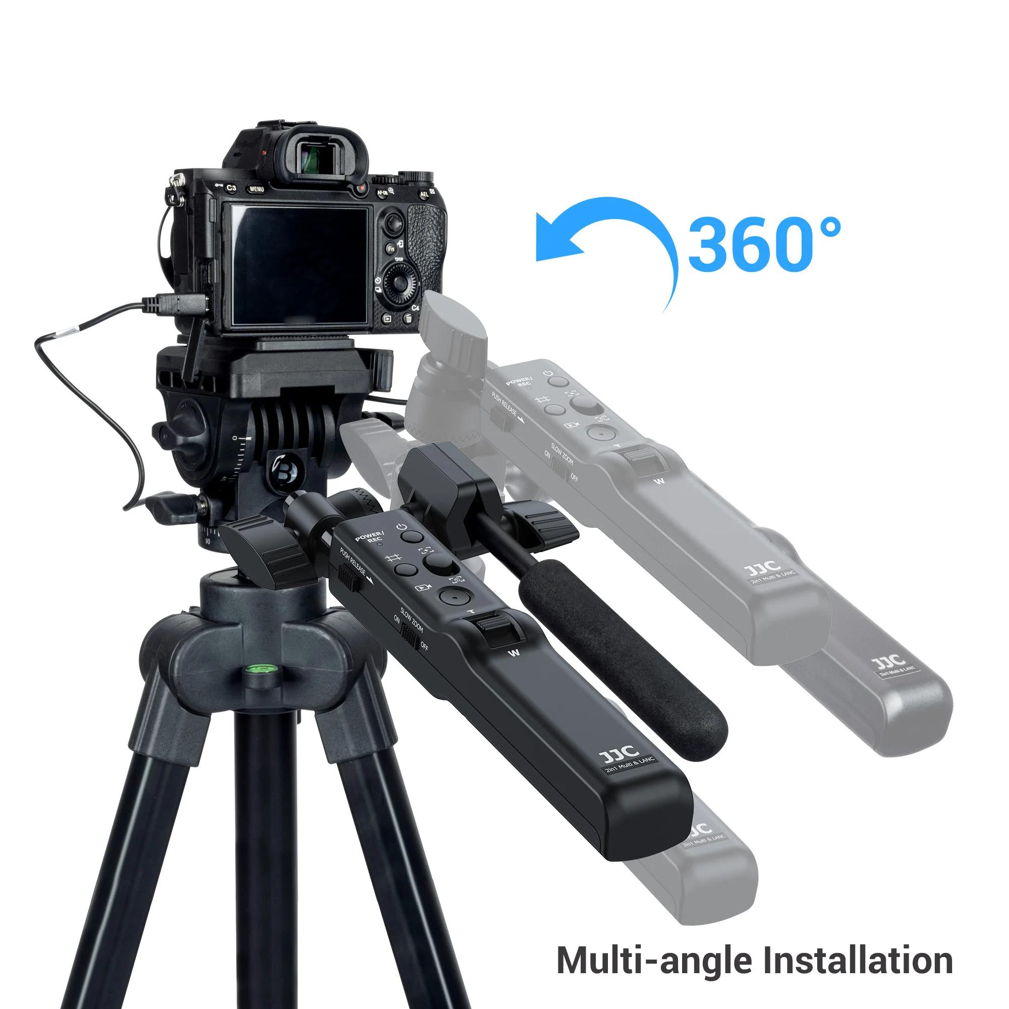 JJC-Télécommande multifonction saupoudrer Bar pour appareil photo Sony, appareil photo, caméscope av