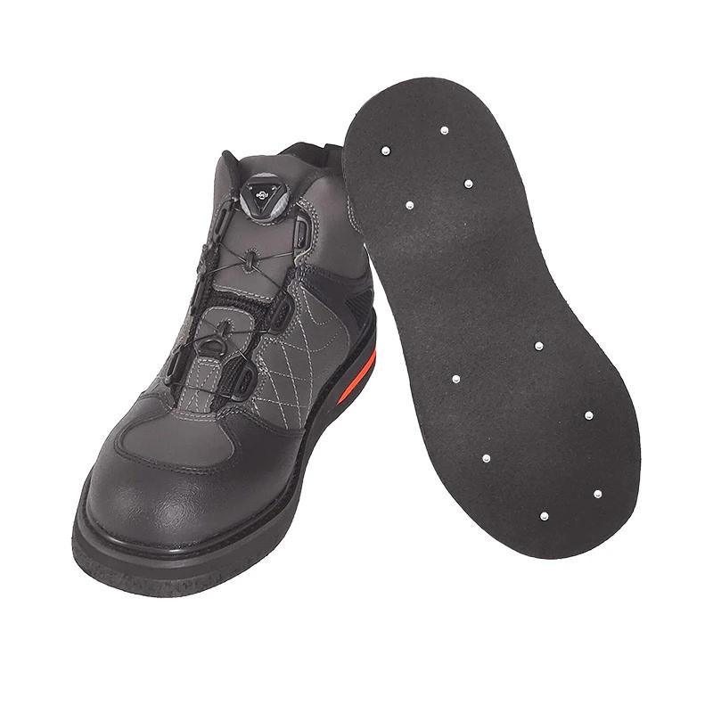 Chaussures de pêche à la mouche, chaussures de cuissardes de pêche, semelle en feutre avec ou sans c