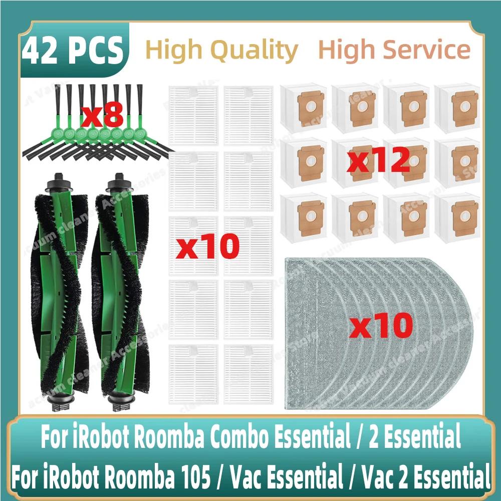 Compatible pour iRobot Roomba 105 Combo, Roomba Combo Essential/2 Essential brosse latérale principa