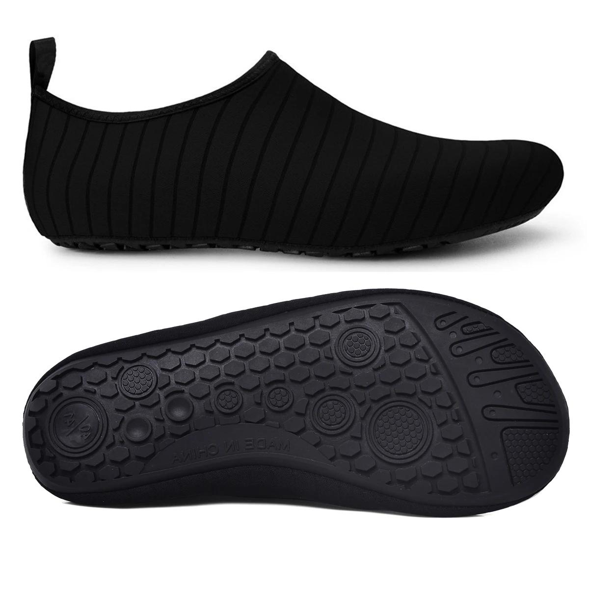 Hommes femmes Sports nautiques pieds nus Aqua chaussures unisexe natation en plein air chaussures de