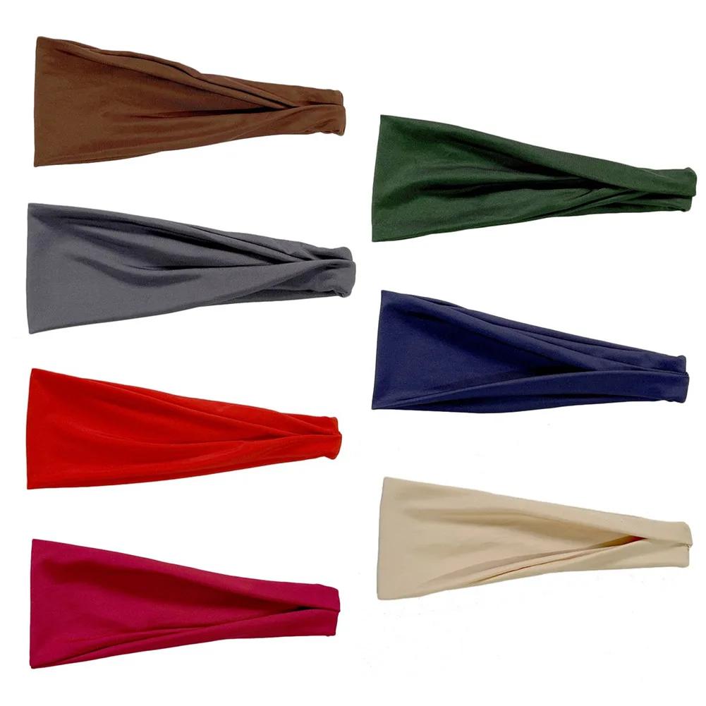 Bandeau de sport élastique absorbant à séchage rapide pour hommes et femmes, bandeau anti-transpirat