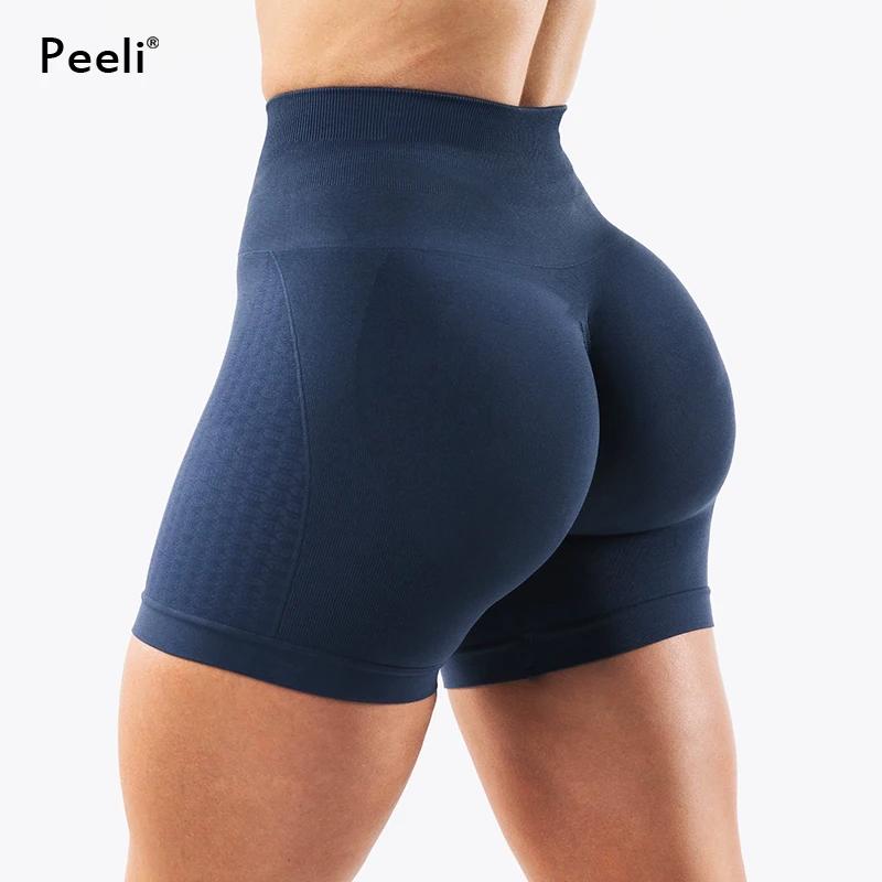 Amplifier le Contour Shorts de sport femmes vêtements Scrunch fesses sans couture Shorts taille haut