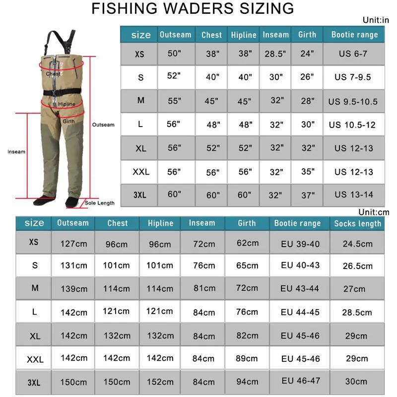 Waders de pêche à la mouche convertibles et respirants avec fermeture éclair, pantalons de pataugeoi