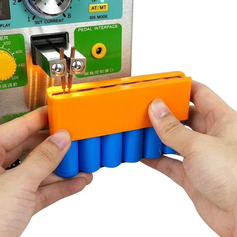 Fixation de pack de batterie pour soudeuse par points, outil de soudage, partenaires en plastique, s
