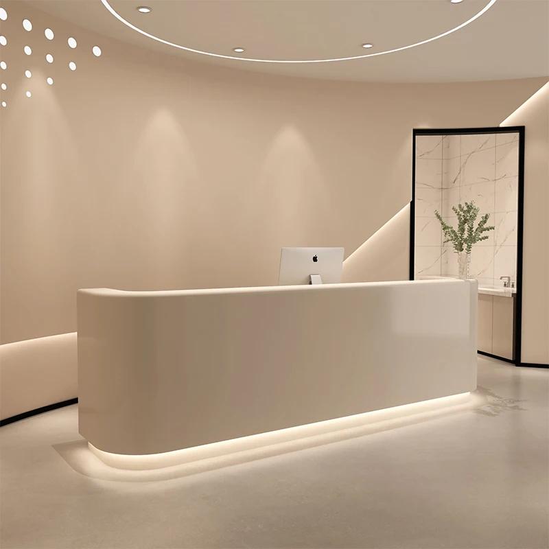 Salon de beauté simple crème vent paiement page beauté médicale clinique dentaire bar table magasin