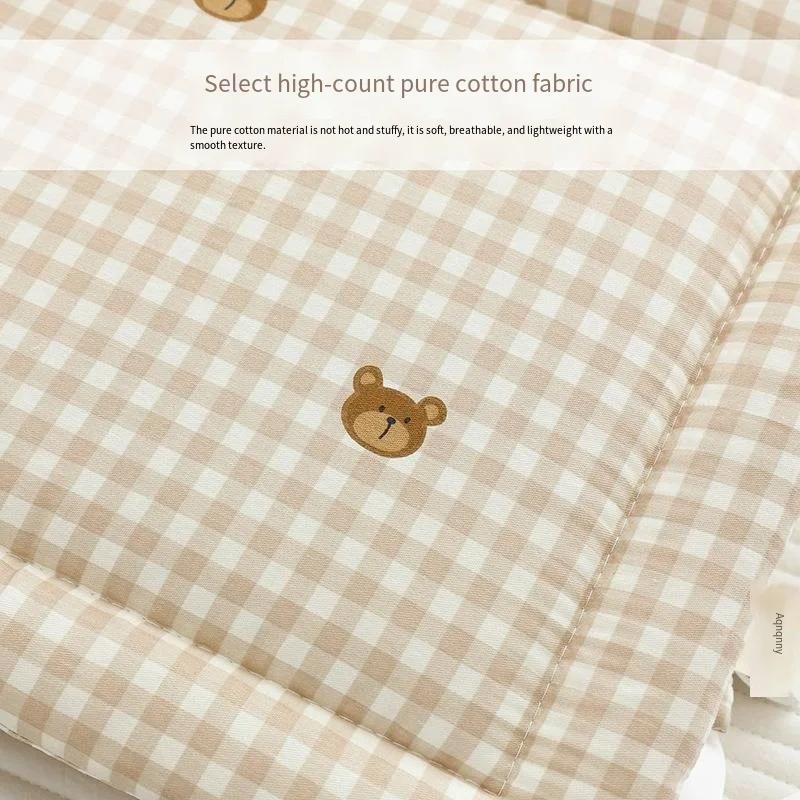 Pare-chocs de berceau doux et pur pour lit de bébé, bandes Anti-Collision pour lit de bébé, couvertu