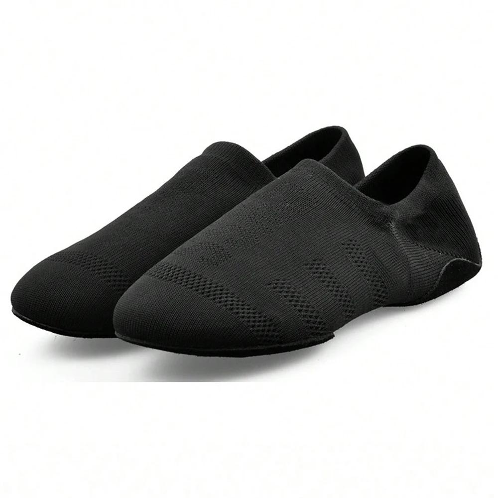 Chaussures danse ballet femme - Pantoufles fond plat souples pour yoga et entraînement intérieur