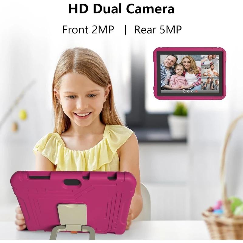 Offres spéciales 10.1 "Android 13 tablette pour enfants type-c cadeau coque en silicone 4GB RAM 64GB