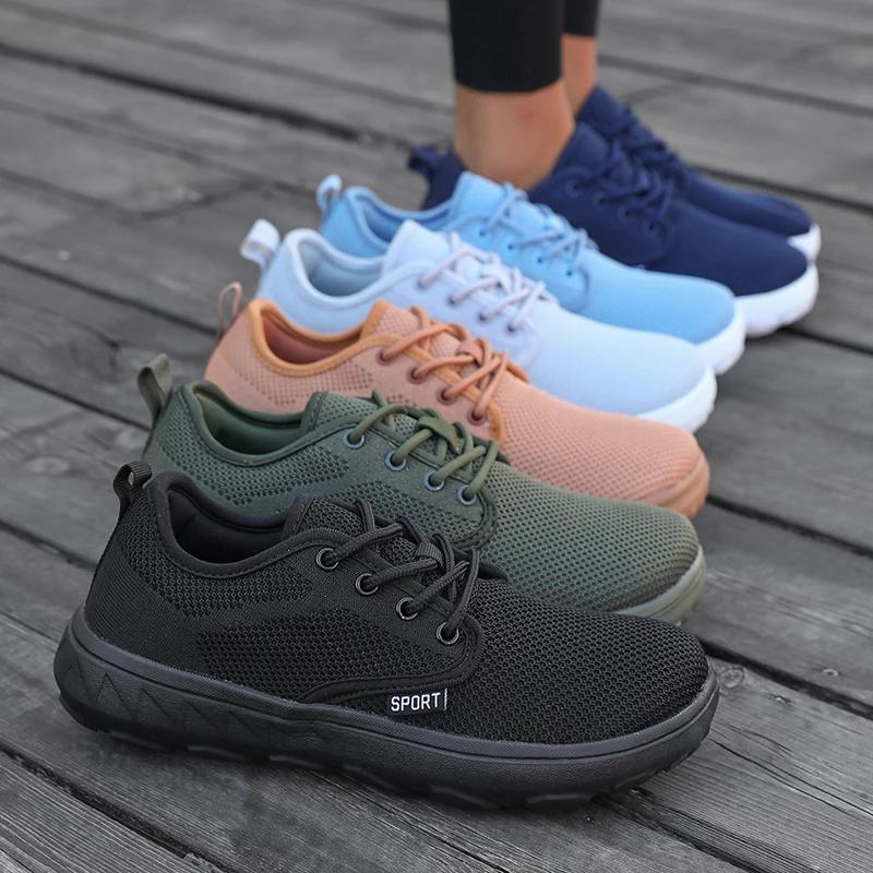 Chaussures de sport légères pour hommes avec maille de pied large et conception à séchage rapide, ch