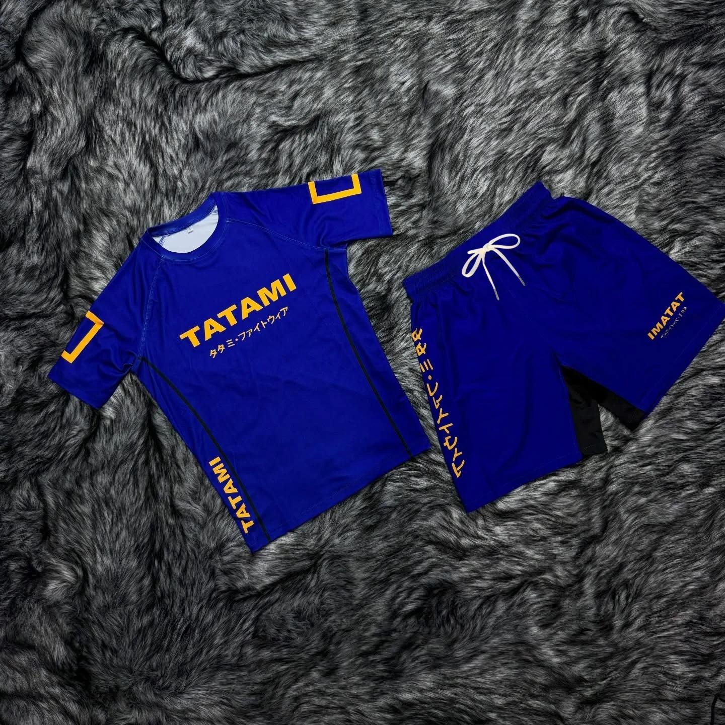 Ensemble de Jiu-Jitsu Tatami 2026 pour Hommes, Femmes et Enfants – T-shirts à Manches Courtes et Sho