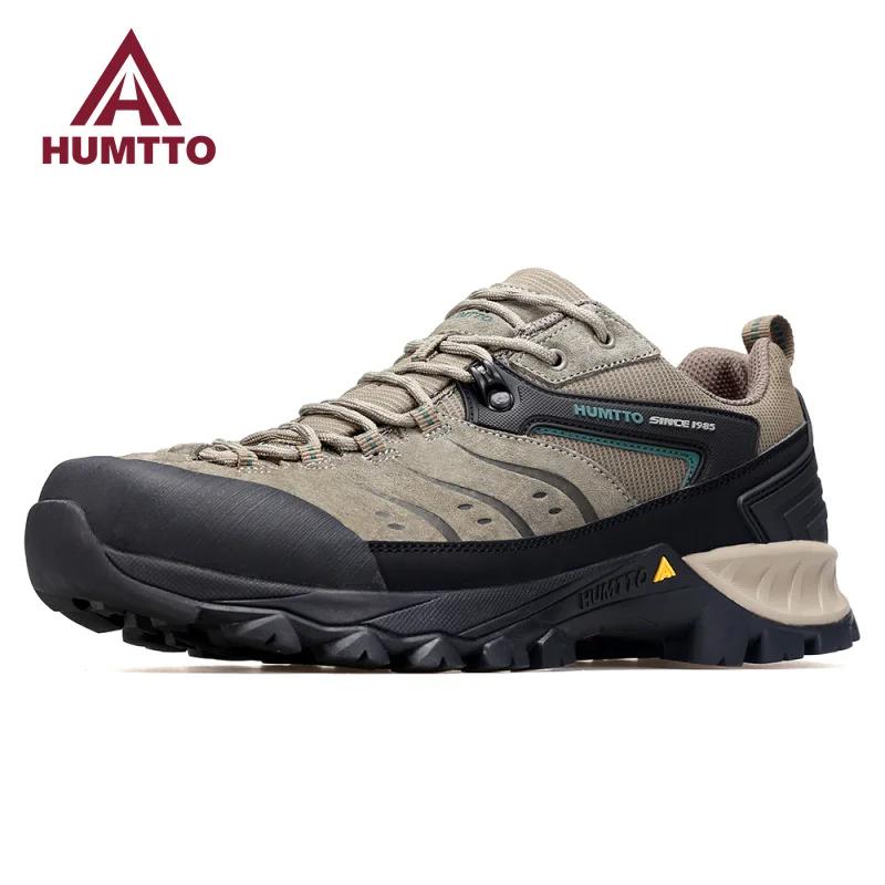 Bottes randonnée homme cuir véritable outdoor - Chaussures trekking travail sécurité escalade luxe