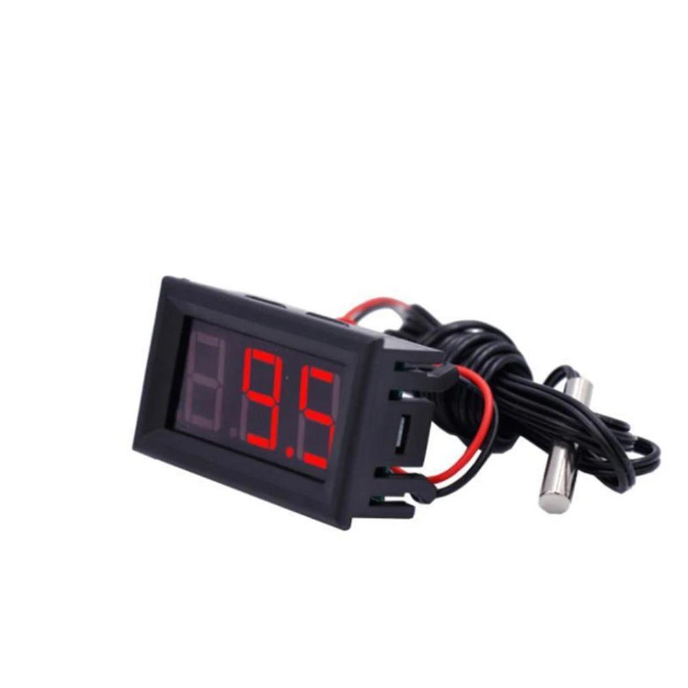 Therye.com-Panneau de surveillance de la température de voiture numérique LED, moniteur de compteur,