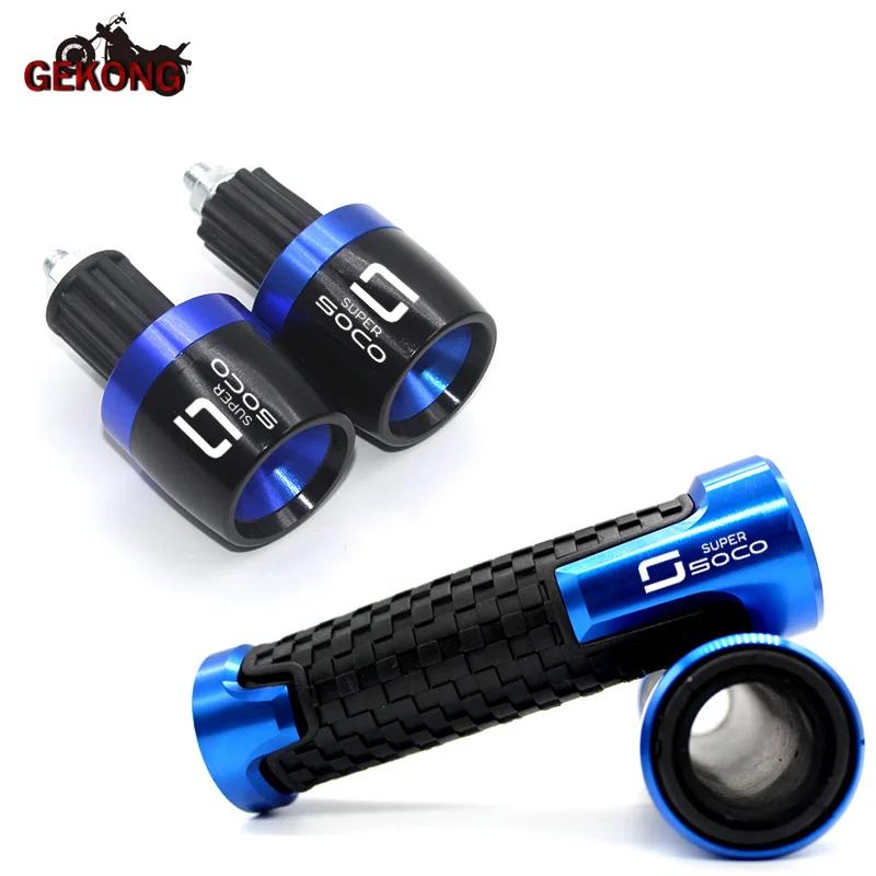 Pour SUPER SOCO CPX CUX TC 50/MAX/WANDER TS poignées de guidon de moto embout de barre de poignée