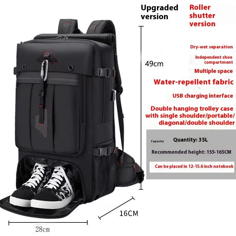 Sac à dos de voyage de grande capacité 50L 70L, bagages, entraînement sportif, Fitness, chaussures i