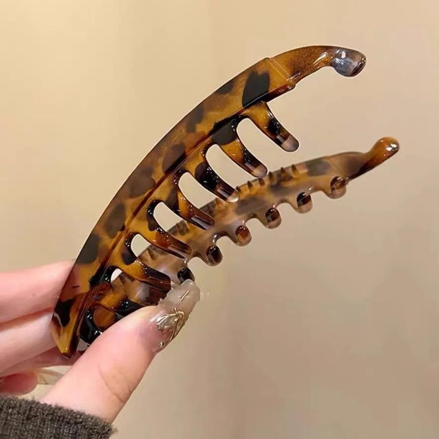 Épingle à cheveux en écaille de tortue en forme de U pour femmes, Vintage, fourchette à cheveux géom