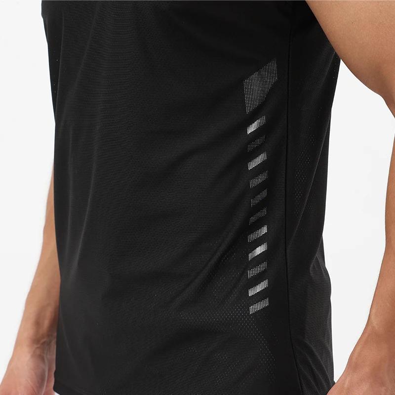 Gilet de course pour hommes, chemise ample sans manches, débardeur de basket-ball, vêtements de spor