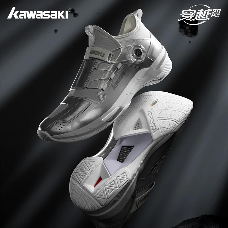 Kawasaki CROSS SPACE MID 2.0 chaussures de Badminton amélioré absorbant les chocs bouton automatique