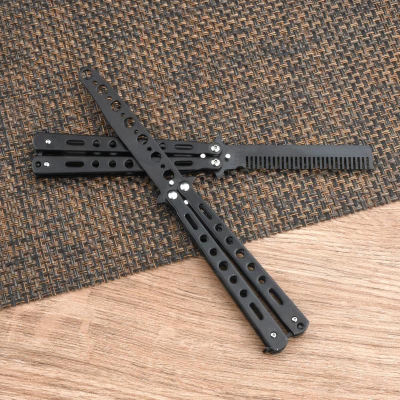 Couteau d'entraînement papillon portable pliable CSGO Balisong Trainer, couteau de poche à lame non