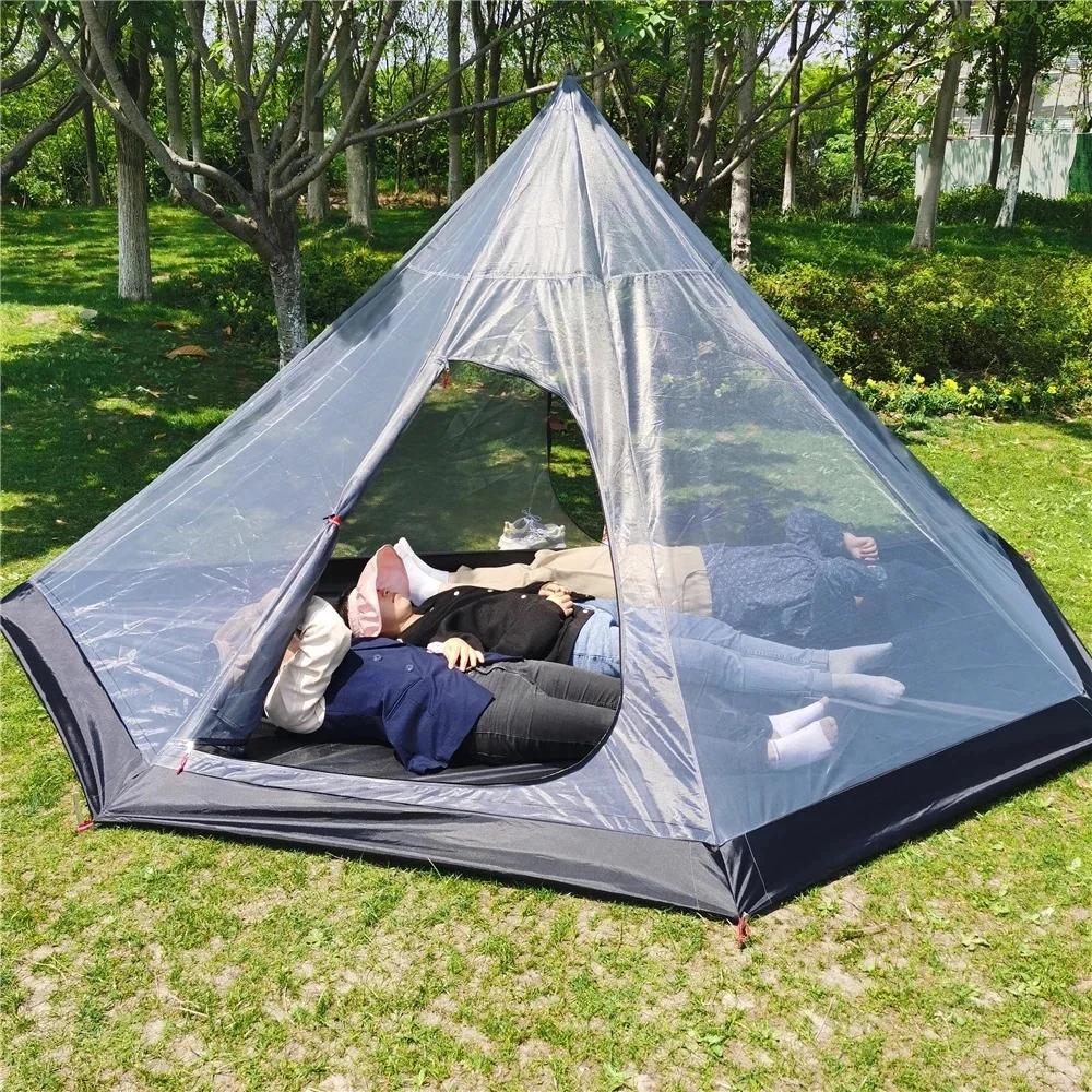 Tente intérieure en forme de tipi Dakota idal, moustiquaire d'extérieur ultralégère, sans tige, pour