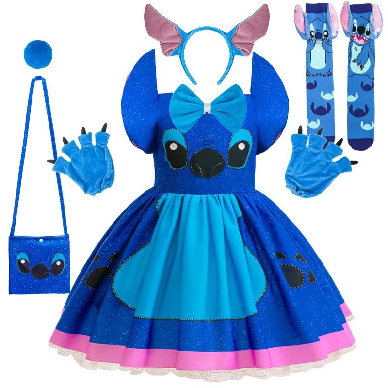 Robe de film Lilo pour filles, Costume de Cosplay, spectacle sur scène, fête de carnaval d'halloween