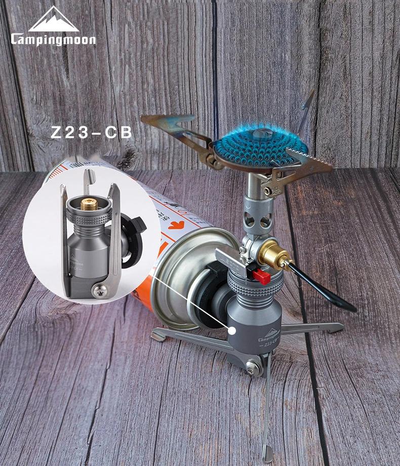 CPAMINGMOON Support de four à fusée Z23-CB Adaptateur à trois broches, Tête de four à gaz longue pla