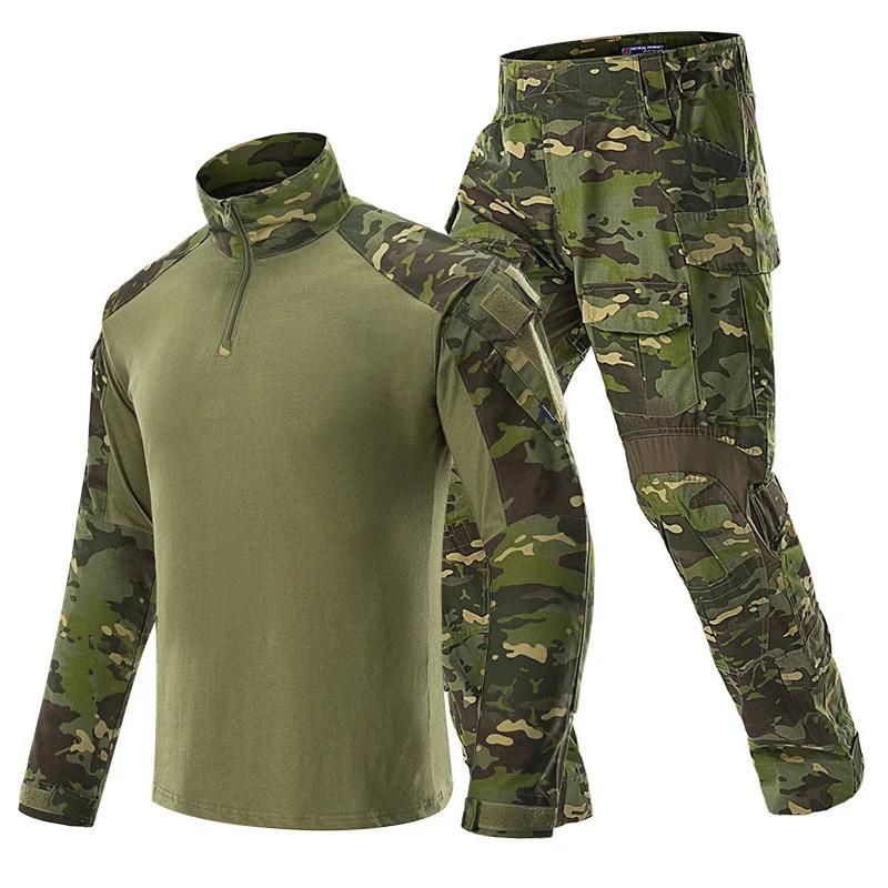 Combinaison militaire COOLSBER G3 camouflage pour homme, uniforme tactique d'extérieur Y2K, séchage