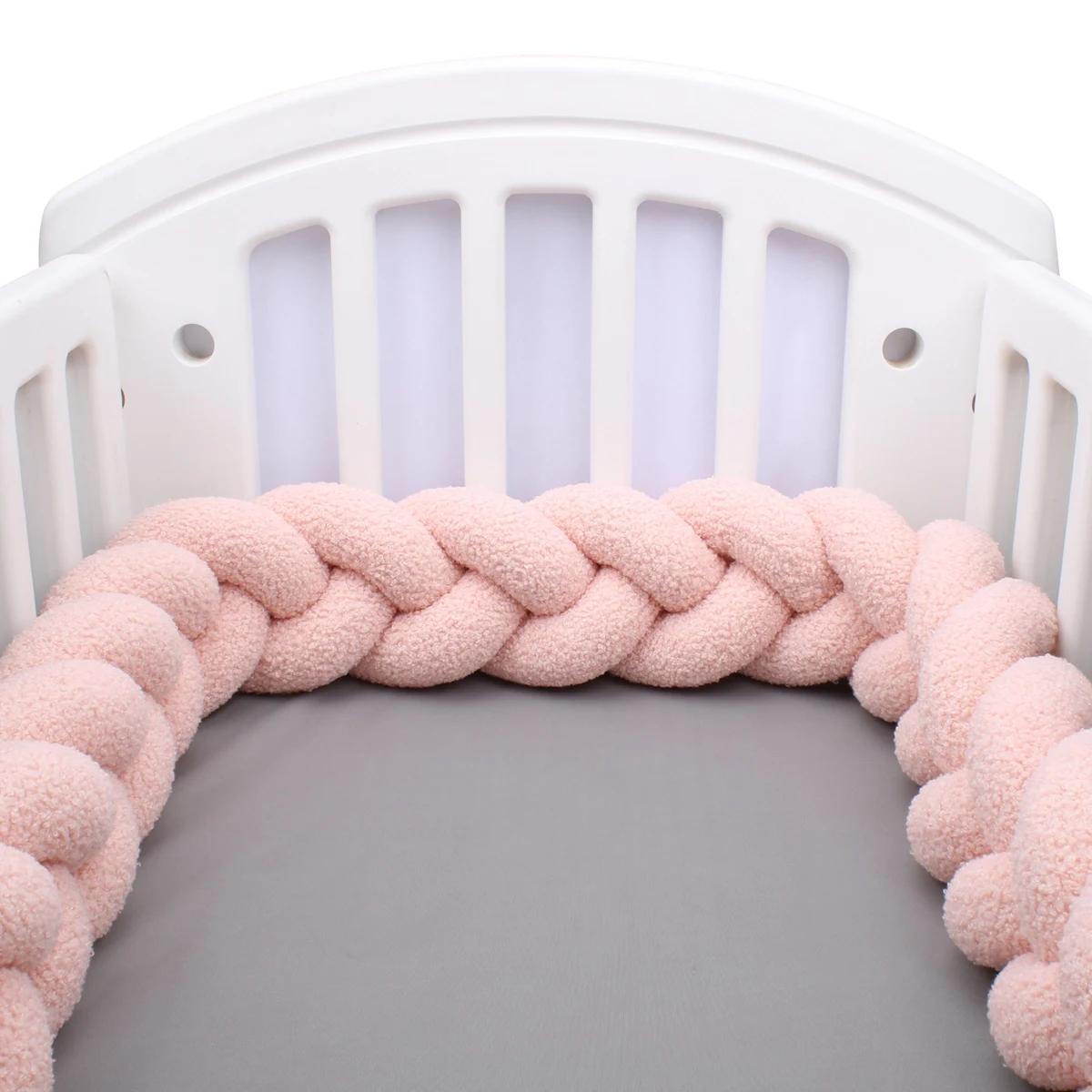 1-4M bébé lit pare-chocs infantile berceau oreiller coussin tresse berceau pare-chocs protecteur cha
