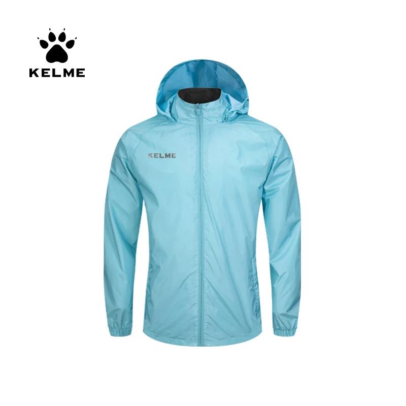 Veste de course KELcloser imperméable coupe-vent pour homme et enfant - Football entraînement