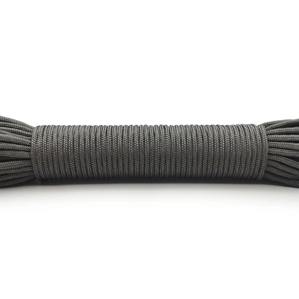 Diamètre 2mm 100 mètres corde rouge profond corde de Parachute lanière corde escalade Camping équipe