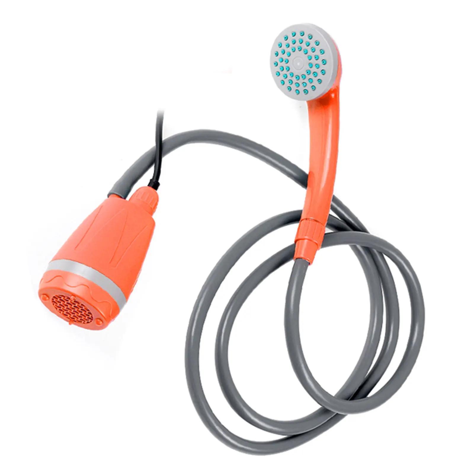 Pommeau de Douche Portable Rechargeable pour Camping en Plein Air, Pompe à Eau, 5l/min