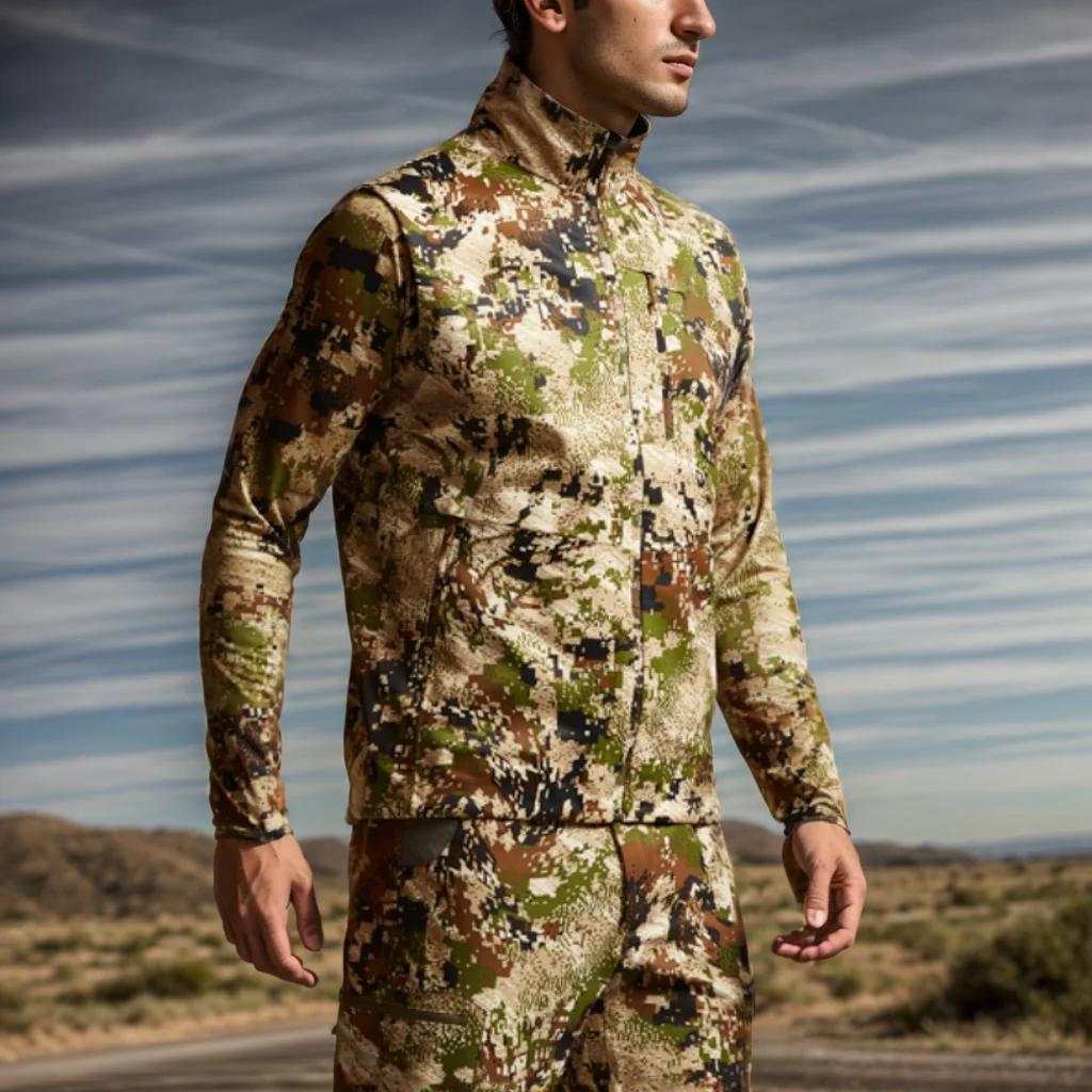 Ainfad-Gilet de chasse imperméable et coupe-vent Solomon pour hommes, vêtements de plein air