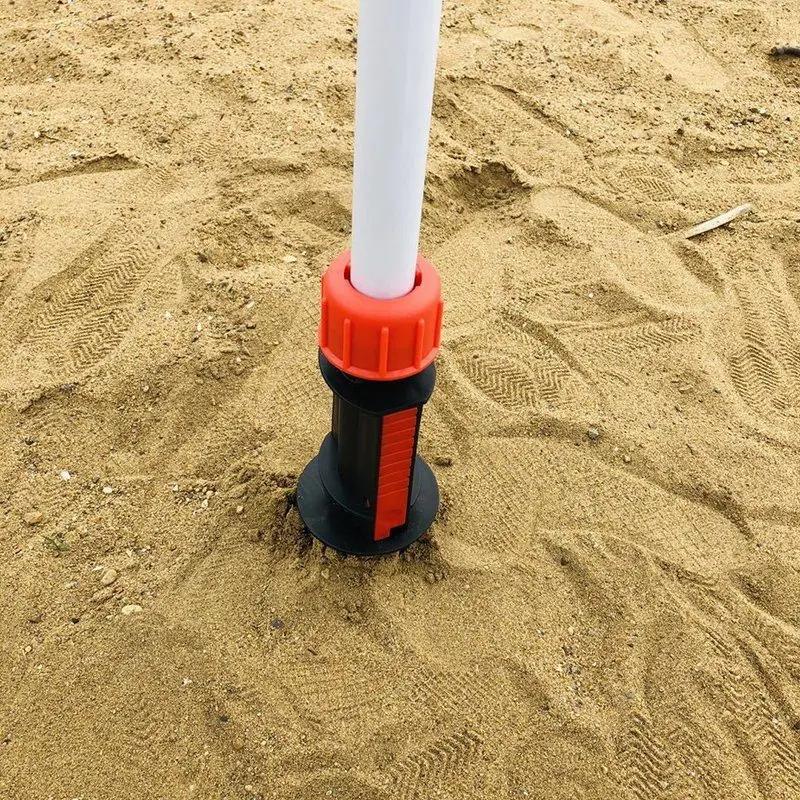 Injecteur de Sable pour Parapluie de Plage, Support de Rangement en Spirale pour Camping en Plein Ai