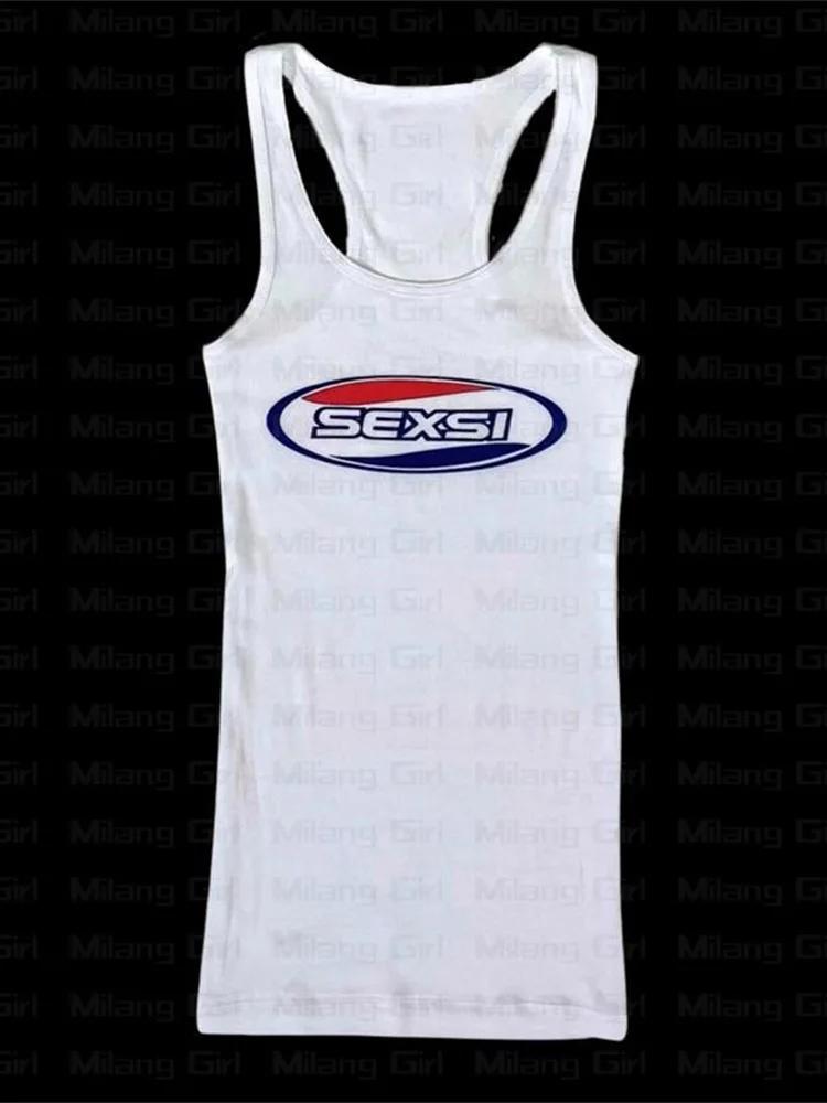 Y2K haute rue débardeurs blanc Coquett fines bretelles Gyaru hauts Acubi mode haut pour femme Sexy l